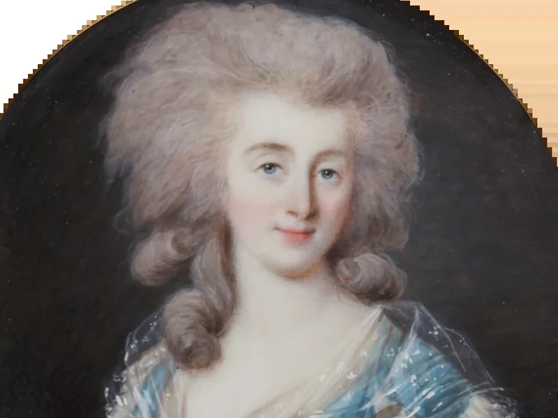 1741-Pierre Rouvier - Ritratto di dama, tradizionalmente identificata come Madame le Générale d'Hautville